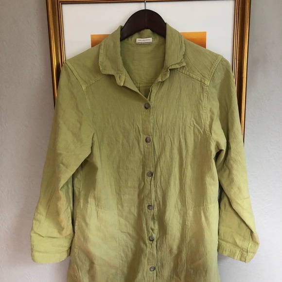 Curator SF work shirt in celery - Picture 10 of 10